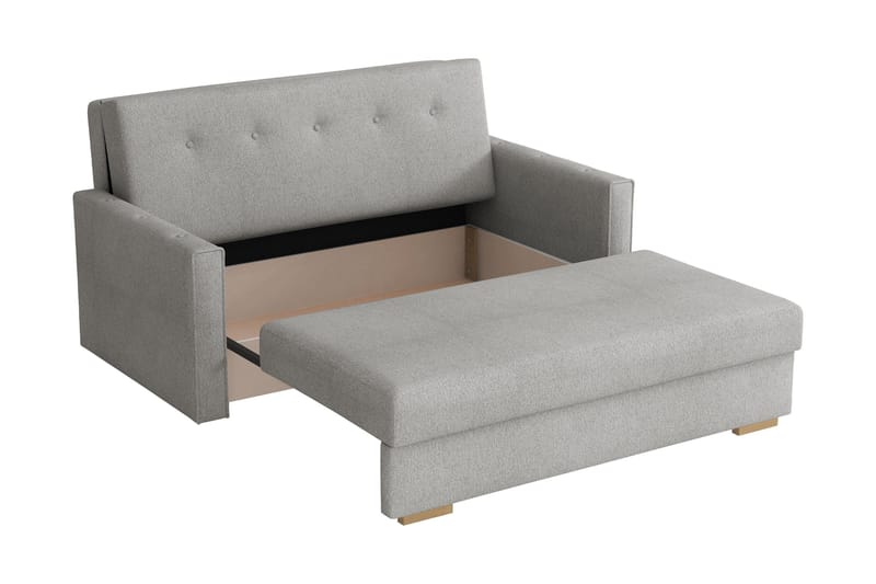 Ajiz Sovesofa 3-seter i Bouclé - Grønn - Møbler - Sofaer - Sovesofaer - 3 seters sovesofa