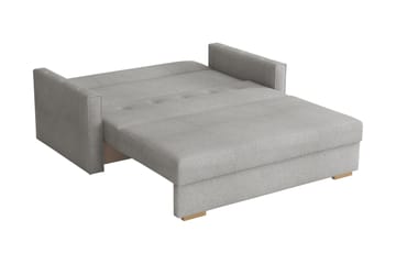 Ajiz Sovesofa 3-seter i Bouclé - Hvit - Møbler - Sofaer - Sovesofaer - 3 seters sovesofa