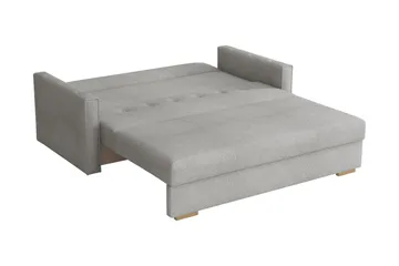 Ajiz Sovesofa 3-seter i Bouclé - Hvit - Møbler - Sofaer - Sovesofaer - 3 seters sovesofa