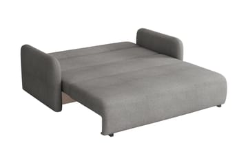 Ajmeri 3-seter Sovesofa 150x196 cm med Oppbevaring i Stoff - Grå - Møbler - Sofaer - Sovesofaer - 3 seters sovesofa