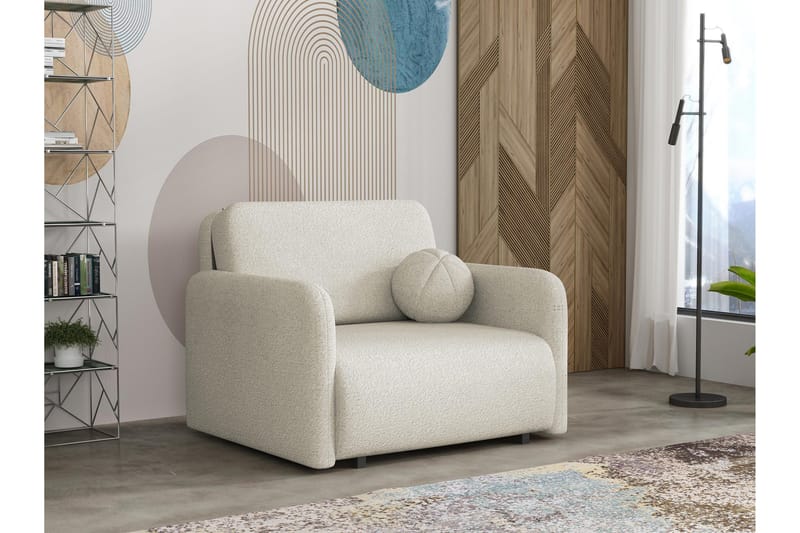 Ajmeri Sovesofa 2-seter i Bouclé, Beige