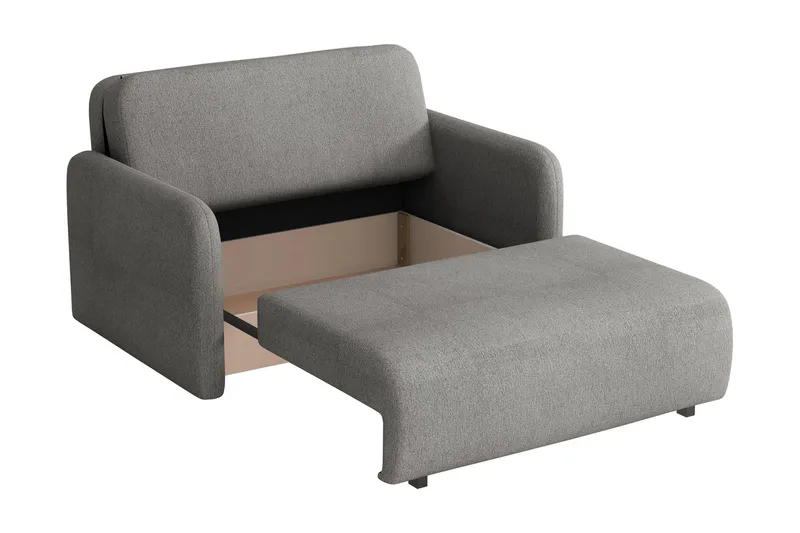 Ajmeri Sovesofa 2-seter i Bouclé - Beige - Møbler - Sofaer - Sovesofaer - 2 seters sovesofa