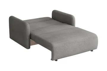 Ajmeri Sovesofa 2-seter i Bouclé - Hvit - Møbler - Sofaer - Sovesofaer - 2 seters sovesofa