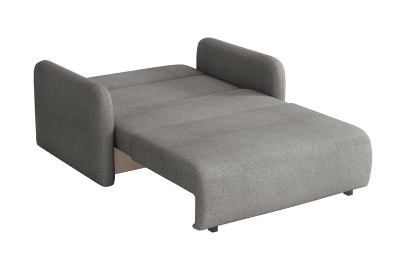 Ajmeri Sovesofa 2-seter i Bouclé - Hvit - Møbler - Sofaer - Sovesofaer - 2 seters sovesofa