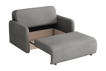 Ajmeri Sovesofa 2-seter i Bouclé - Hvit - Møbler - Sofaer - Sovesofaer - 2 seters sovesofa