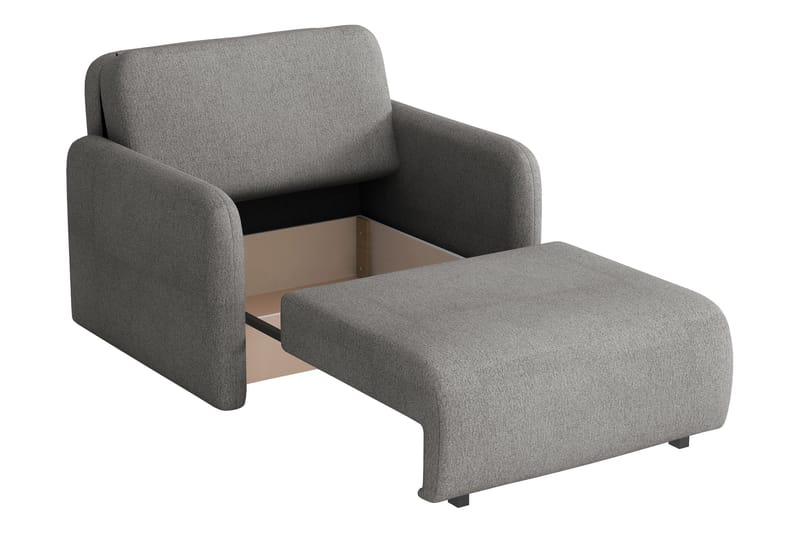 Ajmeri Sovesofa 2-seter i Bouclé - Rosa - Møbler - Sofaer - Sovesofaer - 2 seters sovesofa