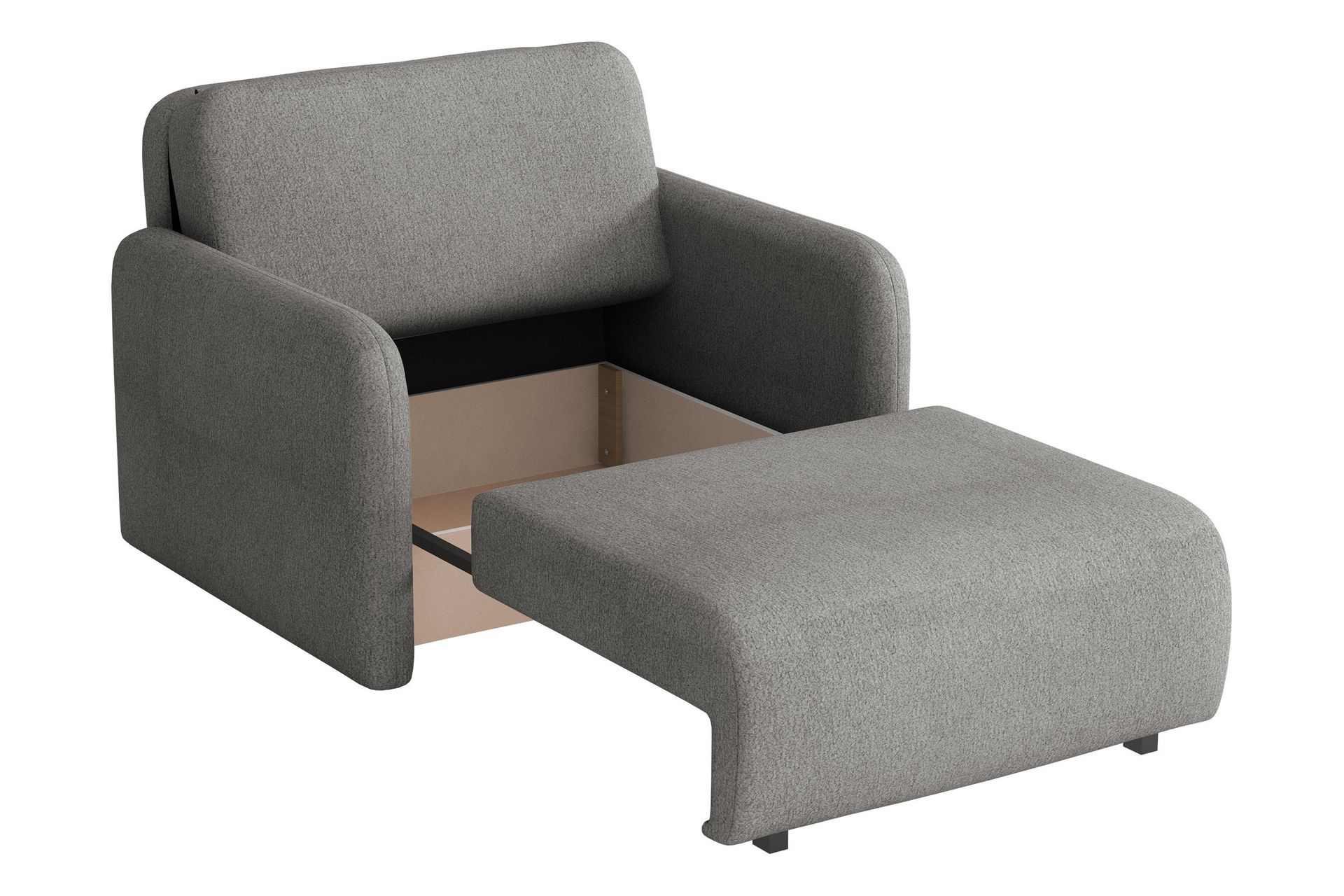 Ajmeri Sovesofa 2-seter i Bouclé - Rosa - Møbler - Sofaer - Sovesofaer - 2 seters sovesofa