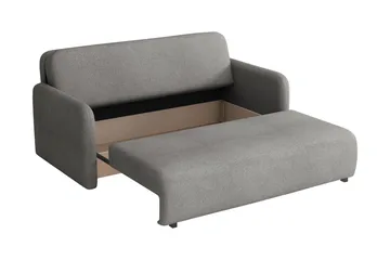 Ajmeri Sovesofa 3-seter i Bouclé - Hvit - Møbler - Sofaer - Sovesofaer - 3 seters sovesofa