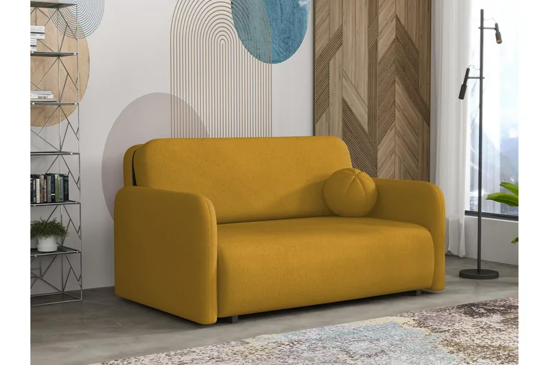 Ajmeri Sovesofa i Stoff, Gul