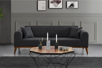 Akio 4-seters Sovesofa - Antrasitt - Møbler - Sofaer - Sovesofaer - 4 seters sovesofa