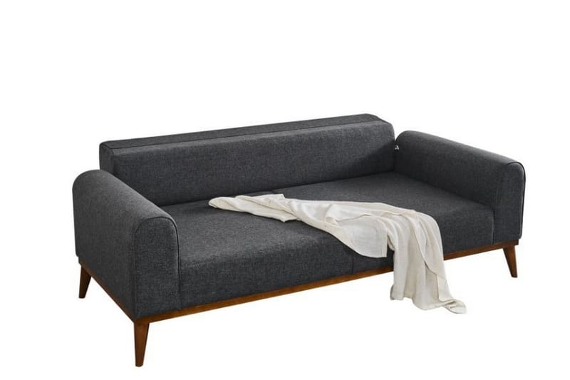 Akio 4-seters Sovesofa - Antrasitt - Møbler - Sofaer - Sovesofaer - 4 seters sovesofa