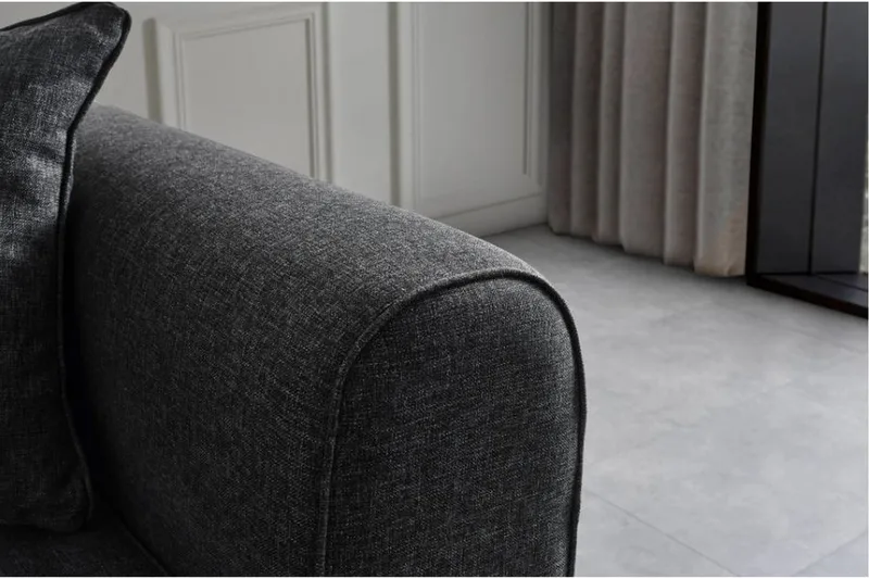 Akio 4-seters Sovesofa - Antrasitt - Møbler - Sofaer - Sovesofaer - 4 seters sovesofa