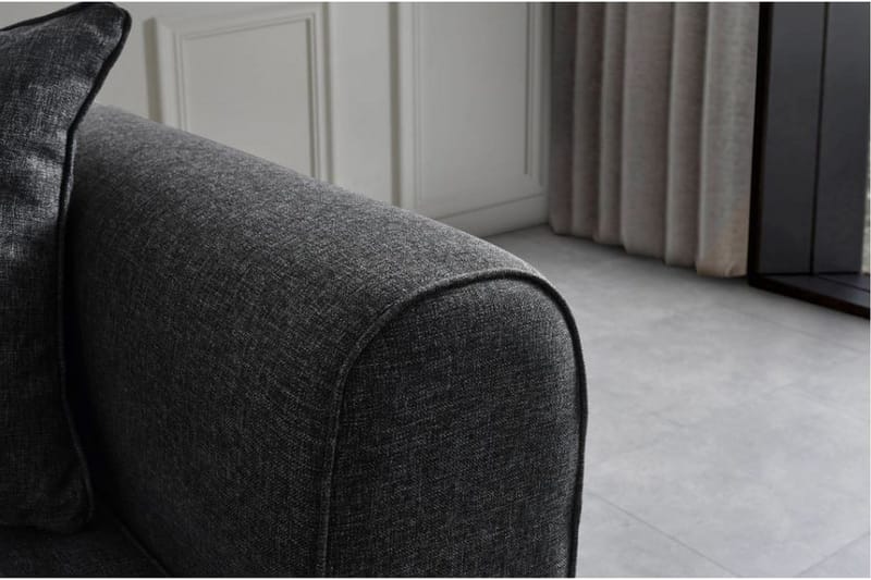 Akio 4-seters Sovesofa - Antrasitt - Møbler - Sofaer - Sovesofaer - 4 seters sovesofa