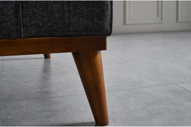 Akio 4-seters Sovesofa - Antrasitt - Møbler - Sofaer - Sovesofaer - 4 seters sovesofa