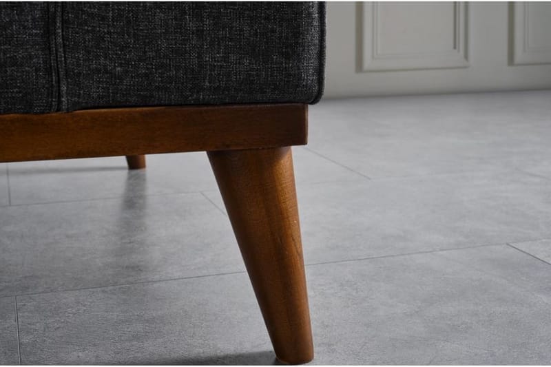 Akio 4-seters Sovesofa - Antrasitt - Møbler - Sofaer - Sovesofaer - 4 seters sovesofa