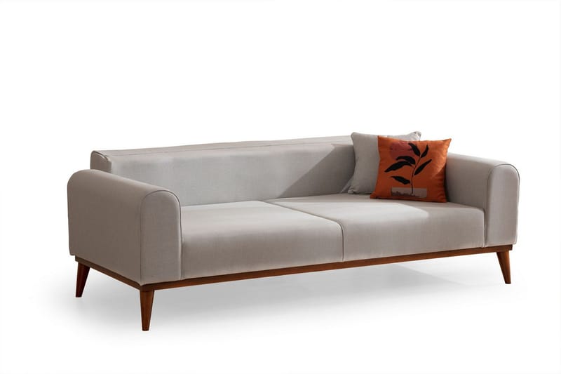 Akio 4-seters Sovesofa - Krem - Møbler - Sofaer - Sovesofaer - 4 seters sovesofa