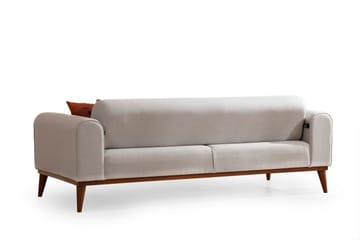 Akio 4-seters Sovesofa - Krem - Møbler - Sofaer - Sovesofaer - 4 seters sovesofa