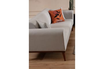 Akio 4-seters Sovesofa - Krem - Møbler - Sofaer - Sovesofaer - 4 seters sovesofa