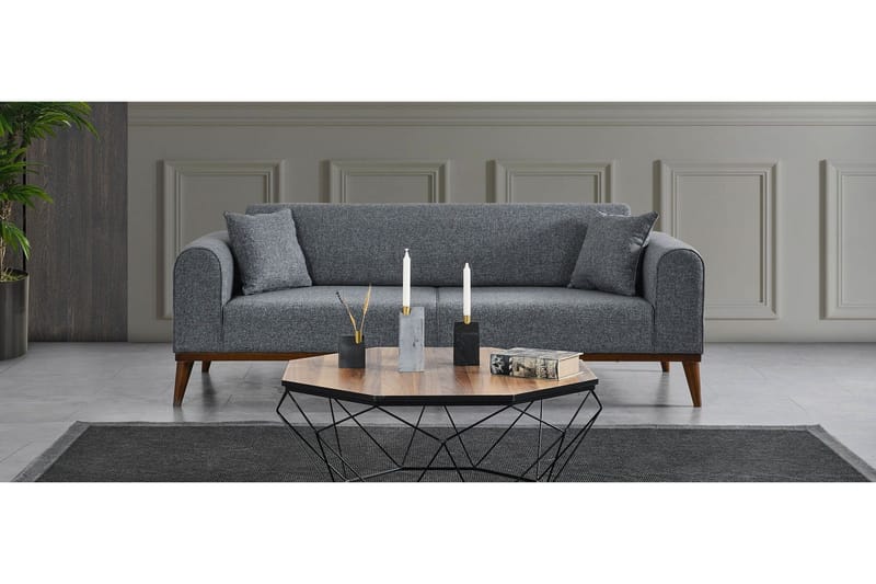 Akio 4-seters Sovesofa - Lysegrå - Møbler - Sofaer - Sovesofaer - 4 seters sovesofa