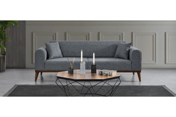 Akio 4-seters Sovesofa - Lysegrå - Møbler - Sofaer - Sovesofaer - 4 seters sovesofa