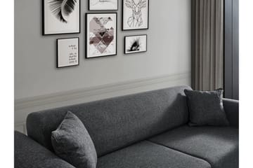 Akio 4-seters Sovesofa - Lysegrå - Møbler - Sofaer - Sovesofaer - 4 seters sovesofa