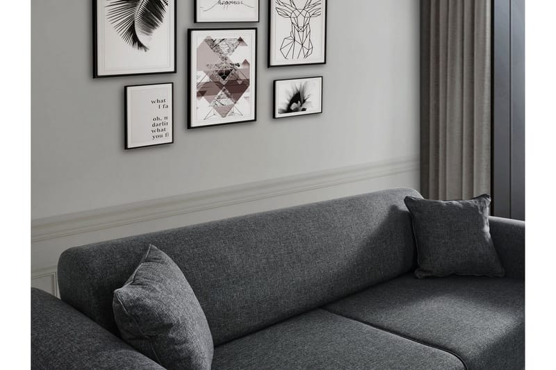 Akio 4-seters Sovesofa - Lysegrå - Møbler - Sofaer - Sovesofaer - 4 seters sovesofa
