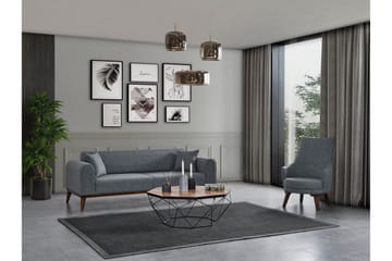 Akio 4-seters Sovesofa - Lysegrå - Møbler - Sofaer - Sovesofaer - 4 seters sovesofa