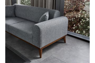 Akio 4-seters Sovesofa - Lysegrå - Møbler - Sofaer - Sovesofaer - 4 seters sovesofa