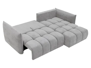 Aldvian 3-seters sovesofa med divan - grå - Møbler - Sofaer - Sovesofaer - Hjørnesovesofa