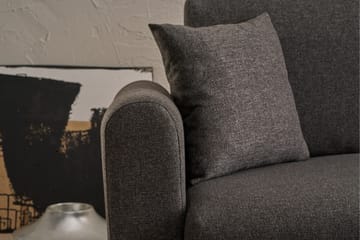 Alfie 4-seters Sovesofa med Divan - Antrasitt - Møbler - Sofaer - Sovesofaer - Sovesofa divan
