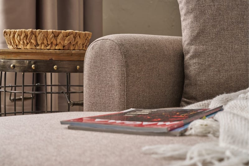 Alfie 4-seters Sovesofa med Divan - Brun - Møbler - Sofaer - Sovesofaer - Sovesofa divan