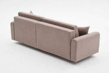 Alfie 4-seters Sovesofa med Divan - Brun - Møbler - Sofaer - Sovesofaer - Sovesofa divan