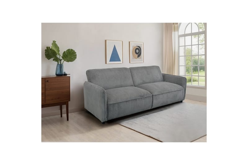 Alicia Sovesofa 3-seter - Grå - Møbler - Sofaer - Sovesofaer - 3 seters sovesofa