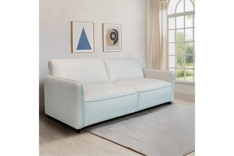Alicia Sovesofa 3-seter - Hvit - Møbler - Sofaer - Sovesofaer - 3 seters sovesofa