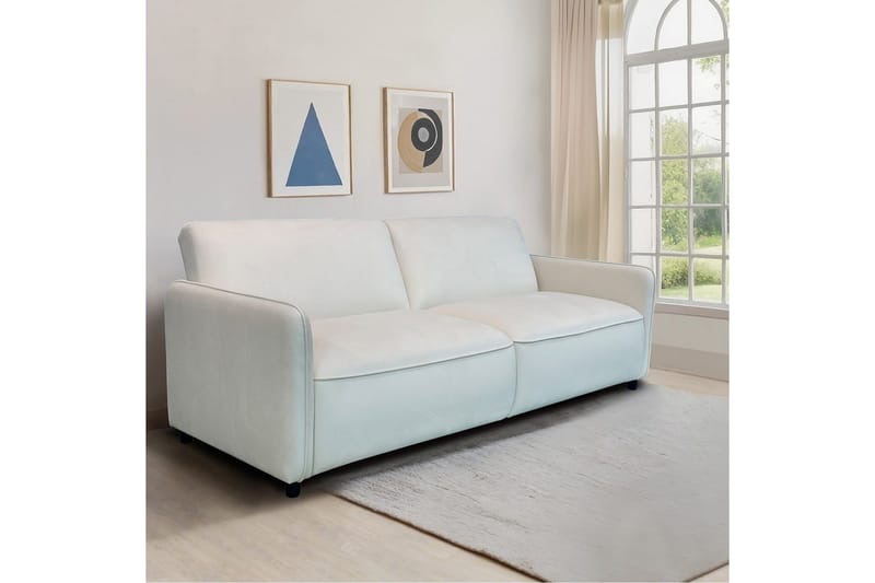 Alicia Sovesofa 3-seter - Hvit - Møbler - Sofaer - Sovesofaer - 3 seters sovesofa