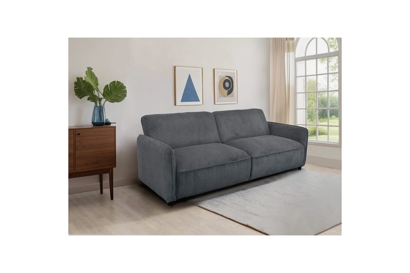 Alicia Sovesofa 3-seters - Grå - Møbler - Sofaer - Sovesofaer - 3 seters sovesofa