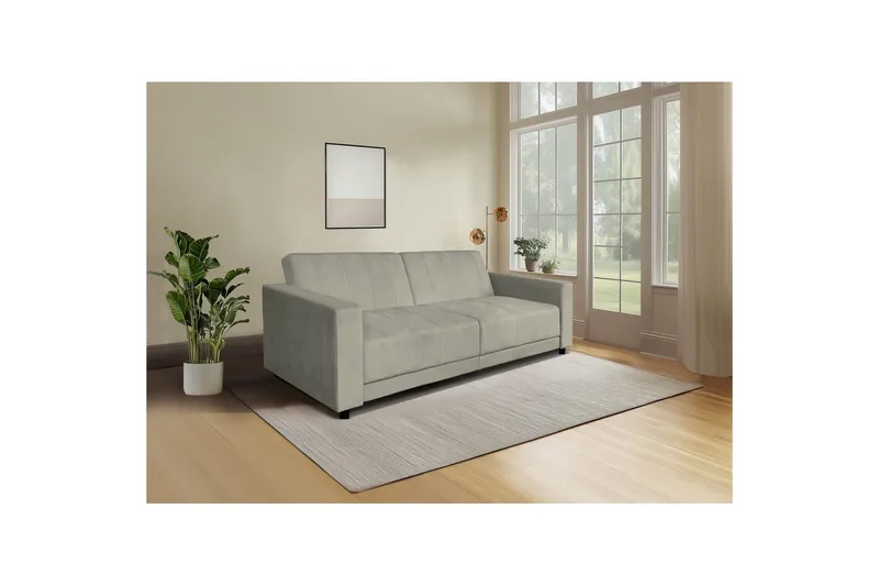 Allie Sovesofa 3-seter - Grå - Møbler - Sofaer - Sovesofaer - 3 seters sovesofa