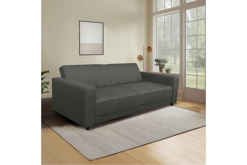Allie Sovesofa 3-seter - Grå - Møbler - Sofaer - Sovesofaer - 3 seters sovesofa