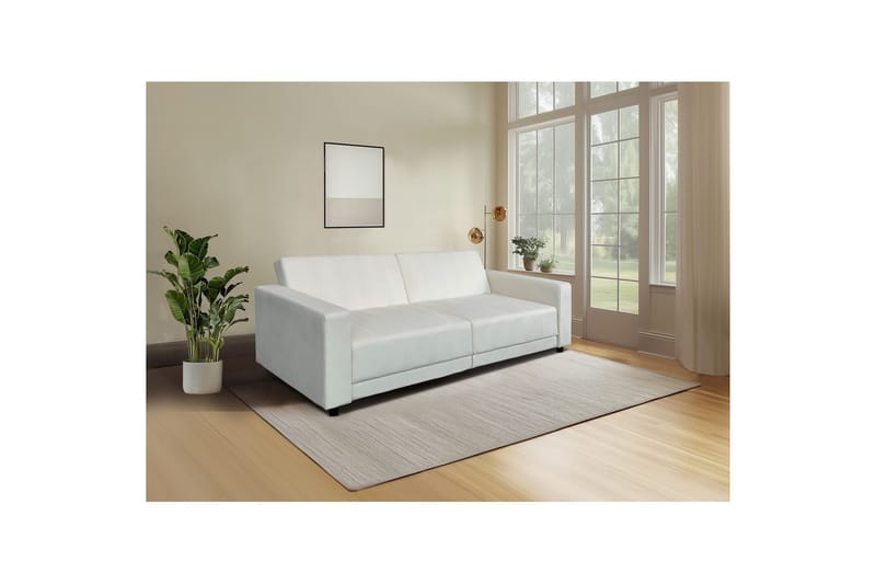 Allie Sovesofa 3-seter - Hvit - Møbler - Sofaer - Sovesofaer - 3 seters sovesofa