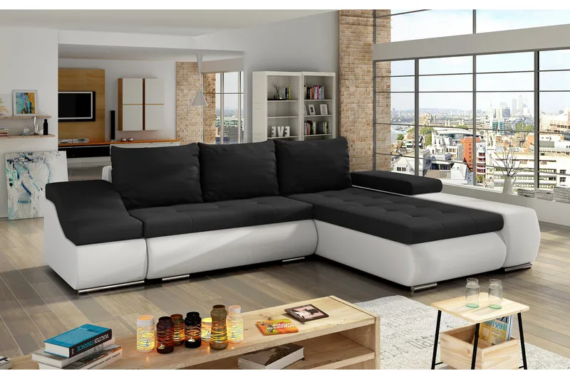 Amieva Sovesofa, Svart/Hvit
