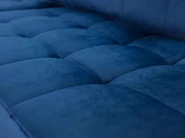 Amshyttan Sovesofa med sjeselong 4-seter - Blå - Møbler - Sofaer - Sovesofaer - Langsgående sovesofa