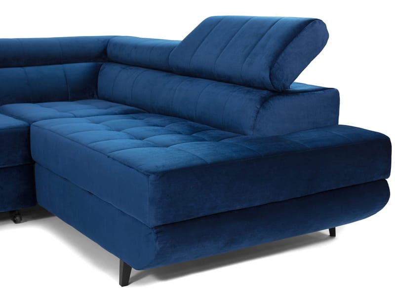 Amshyttan Sovesofa med sjeselong 4-seter - Grønn - Møbler - Sofaer - Sovesofaer - Langsgående sovesofa