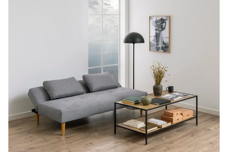 Antja Sovesofa 3-seter - Lysegrå - Møbler - Sofaer - Sovesofaer - 3 seters sovesofa