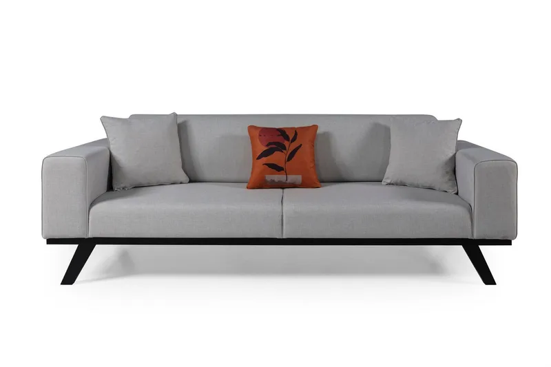 Arioch 4-seters Sovesofa, Lysegrå