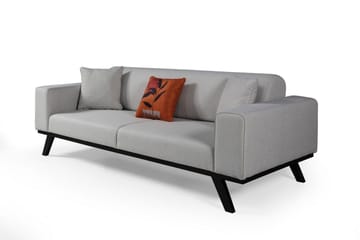 Arioch 4-seters Sovesofa - Lysegrå - Møbler - Sofaer - Sovesofaer - 4 seters sovesofa
