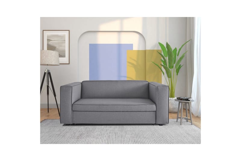 Asmund Sovesofa 3-seter - Grå - Møbler - Sofaer - Sovesofaer - 3 seters sovesofa