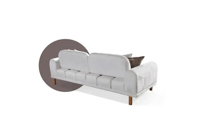 Astran Sovesofa 3-seter - Kremhvit - Møbler - Sofaer - Sovesofaer - 3 seters sovesofa