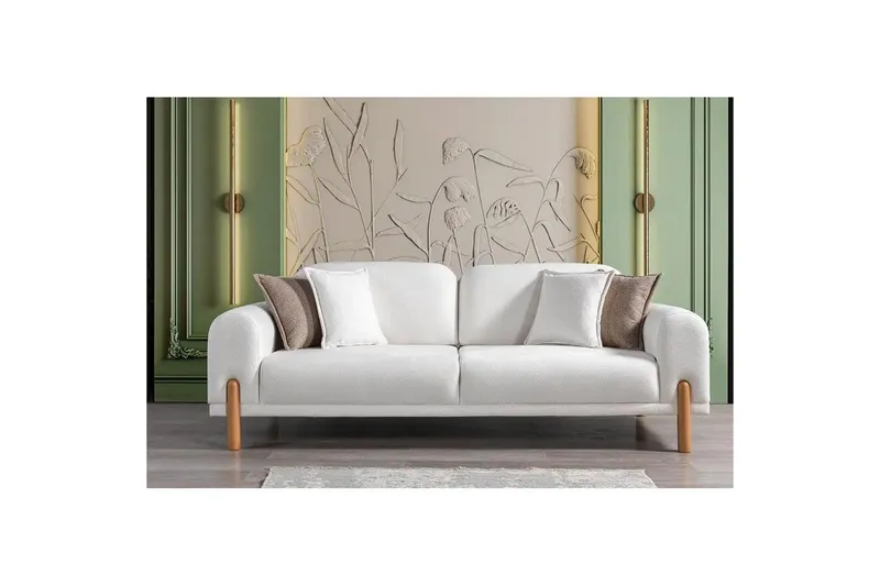 Astran Sovesofa 3-seter - Kremhvit - Møbler - Sofaer - Sovesofaer - 3 seters sovesofa