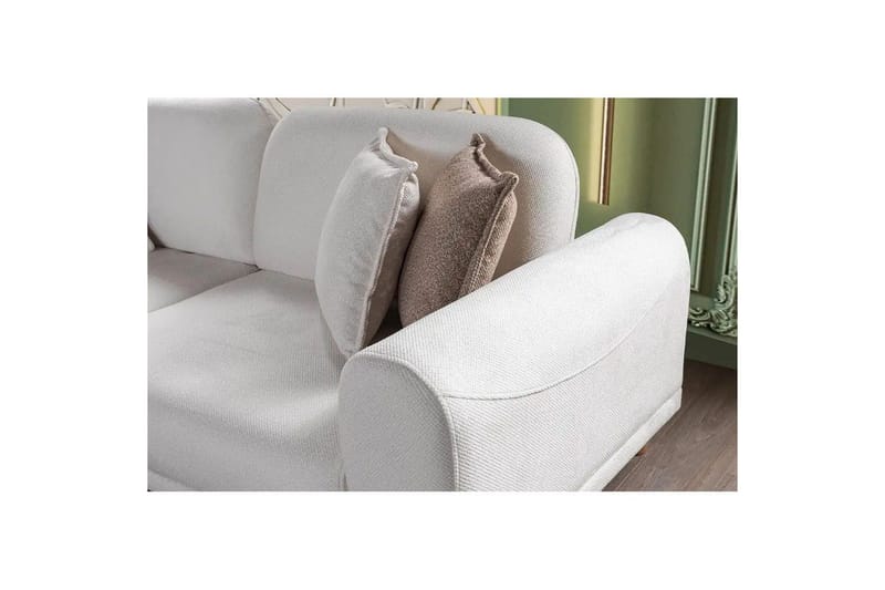 Astran Sovesofa 3-seter - Kremhvit - Møbler - Sofaer - Sovesofaer - 3 seters sovesofa