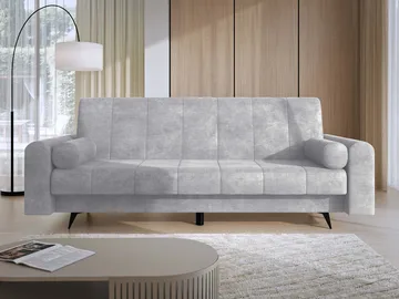 Aurvin 3-seters sovesofa - grå - Møbler - Sofaer - Sovesofaer - 3 seters sovesofa